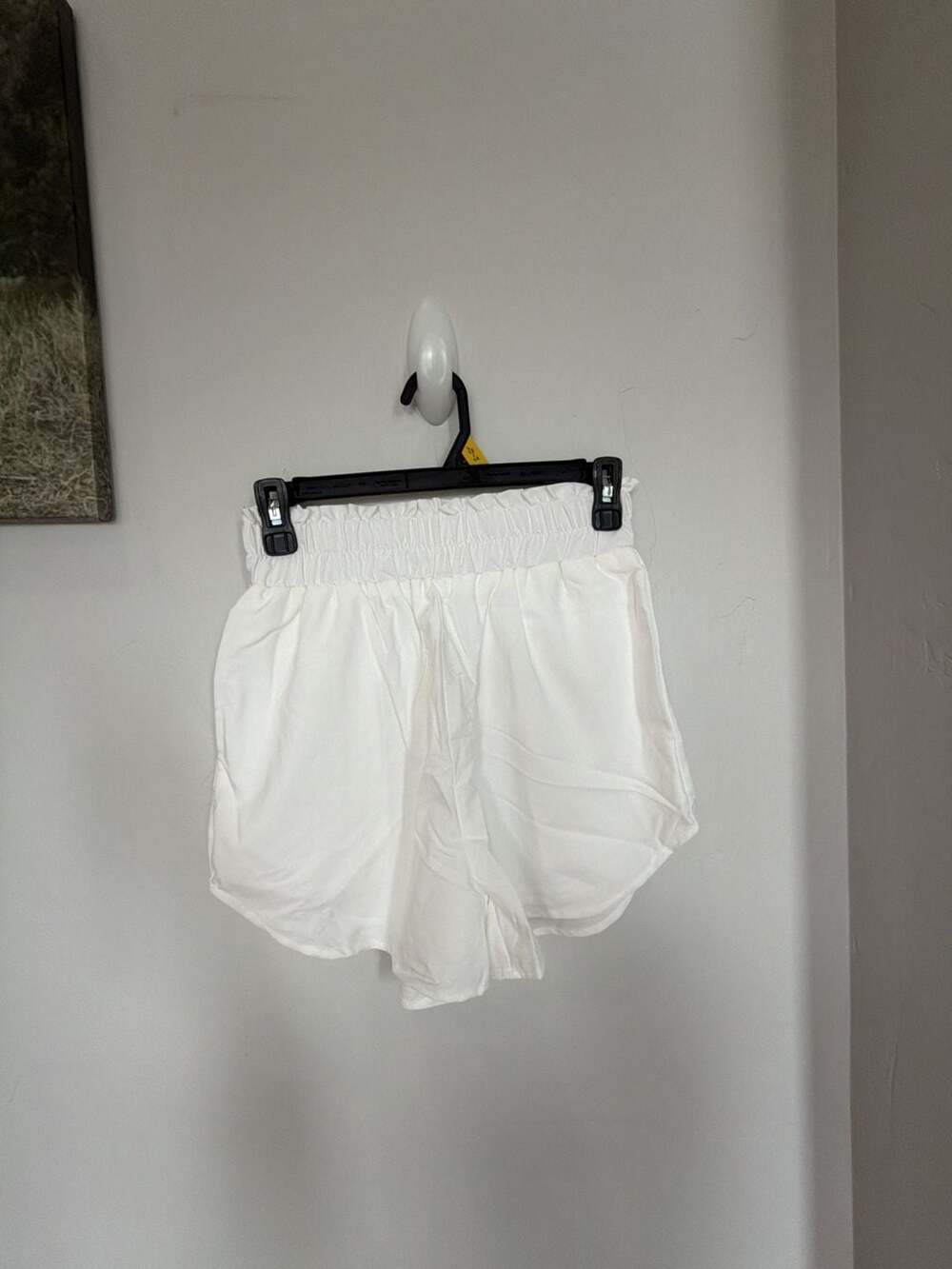 Women's High-Waisted Elastic Waistband Bubble Shorts